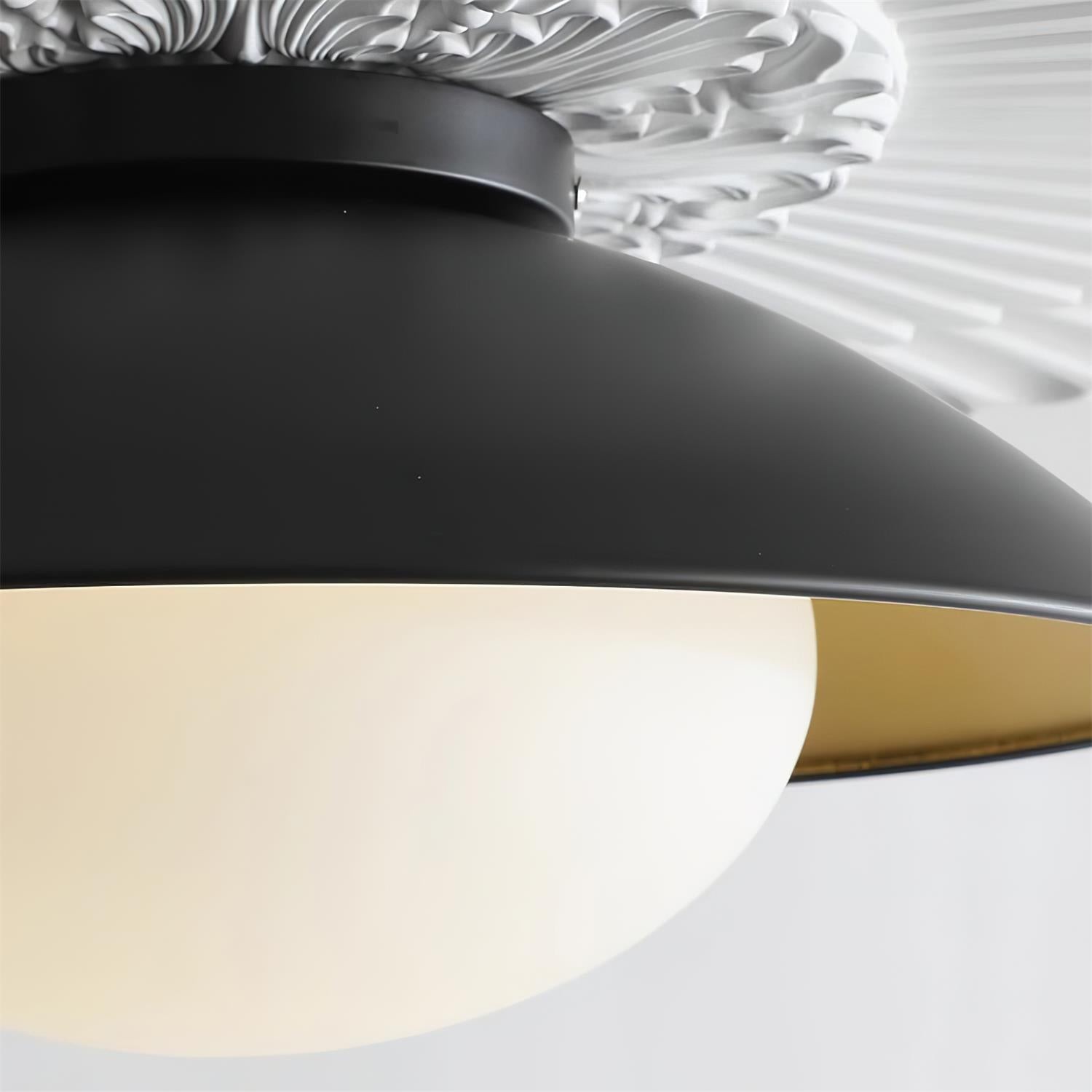Franse Retro Vliegende Schotel Kom Plafondlamp HL713