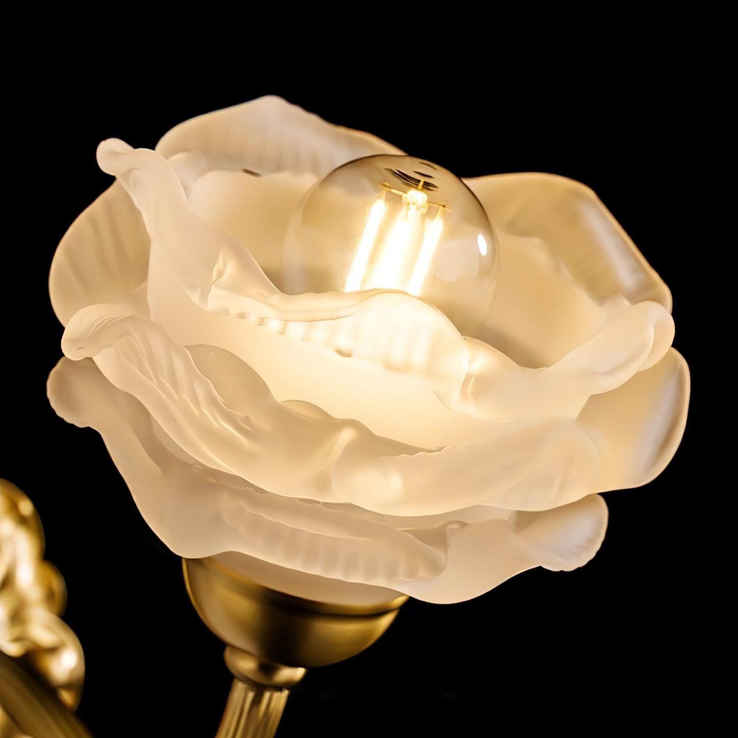 Messing Rozen Wandlamp HL394