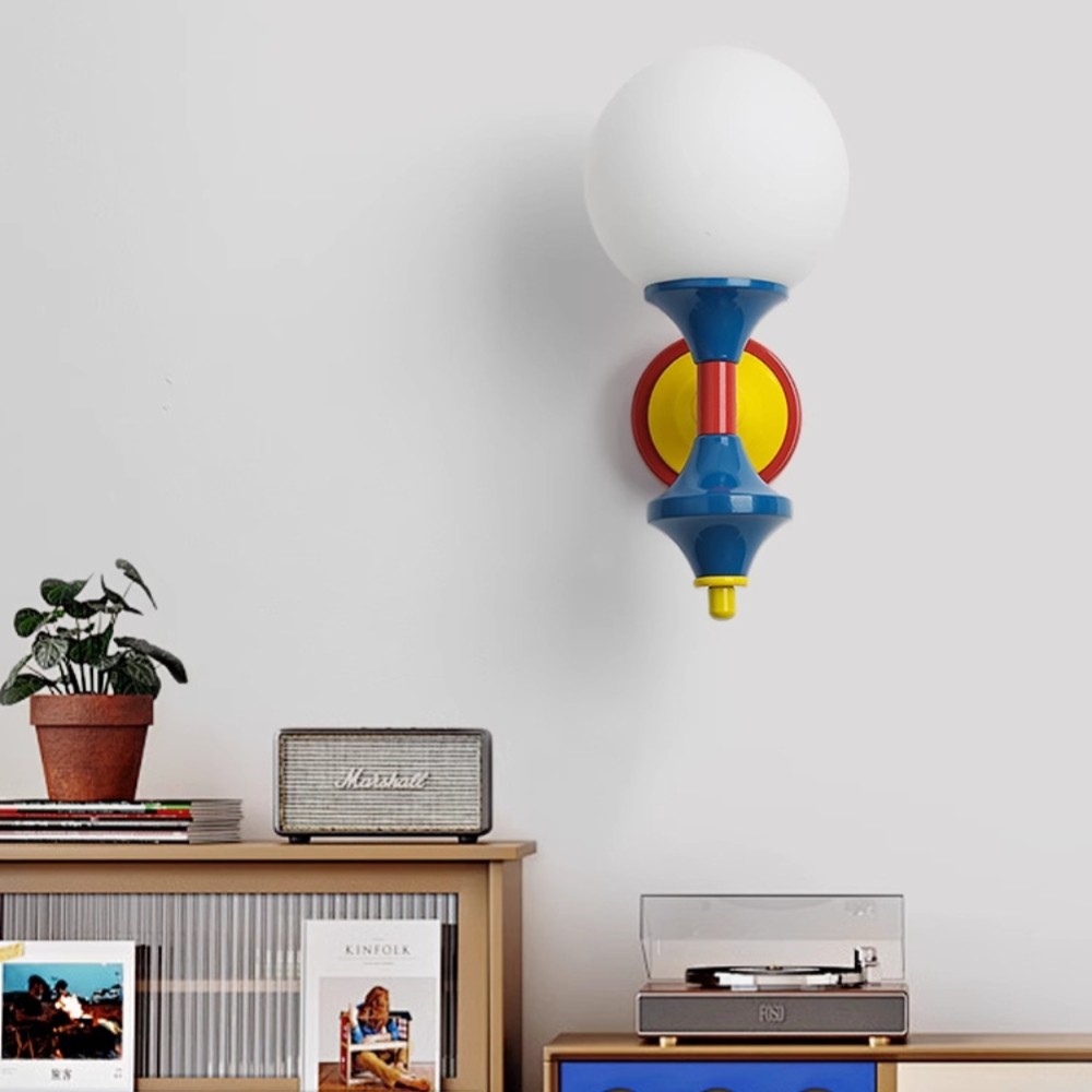 Franse Stijl Gekleurde Wandlamp HL370