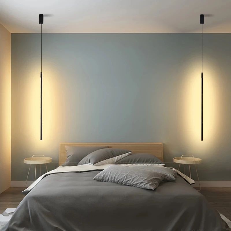 Modern Industriële LED Hanglamp Zwarte voor Eettafel Slaapkamer