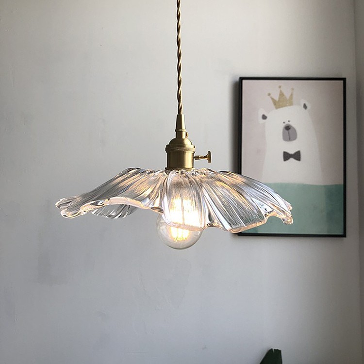 Moderne kunst bloem vorm keuken glazen hanglamp HL46