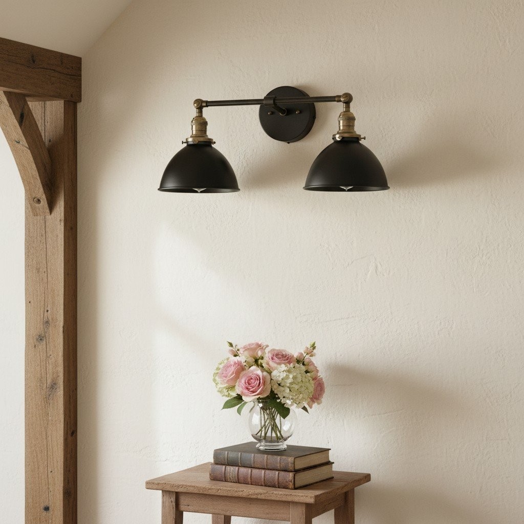 Conique Metalen Industriële Badkamerlamp - Moderne Badkamerverlichtingsarmatuur HL1697