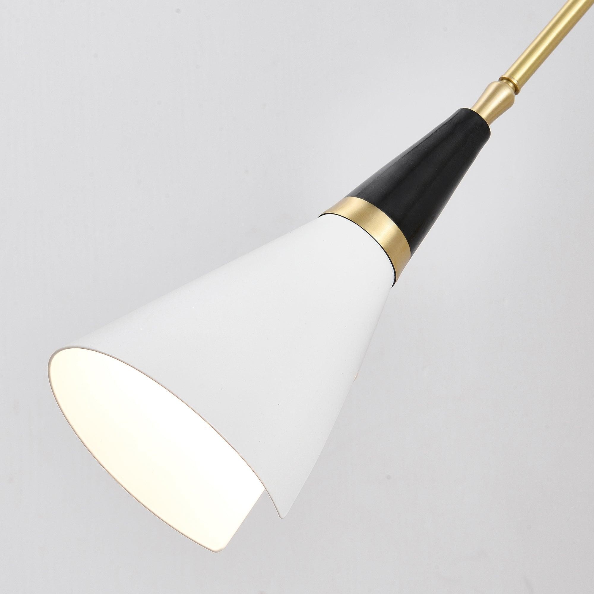 Vintage metalen verstelbare wandlamp met zwenkarm HL966