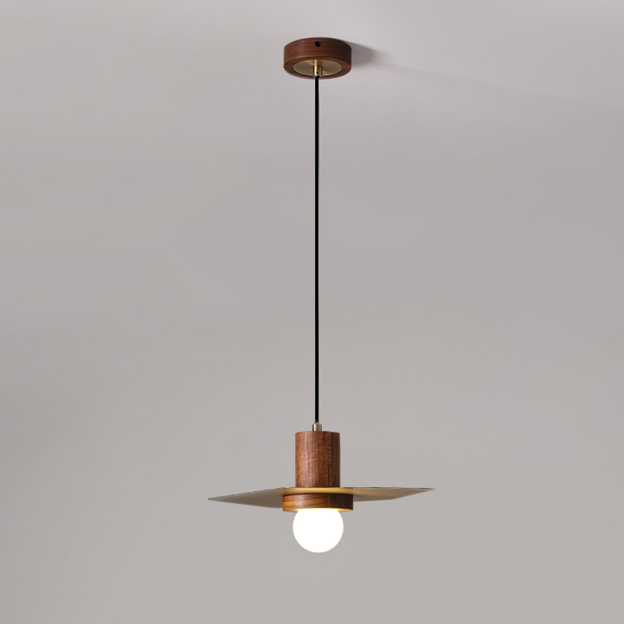Walnoot Koper Jupiter Hanglamp HL983