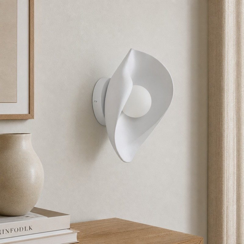 Goviena Moderne Wandlamp in Cocoonvorm - Minimalistische Decoratieve Wandlamp voor Slaapkamer en Hal HL3584
