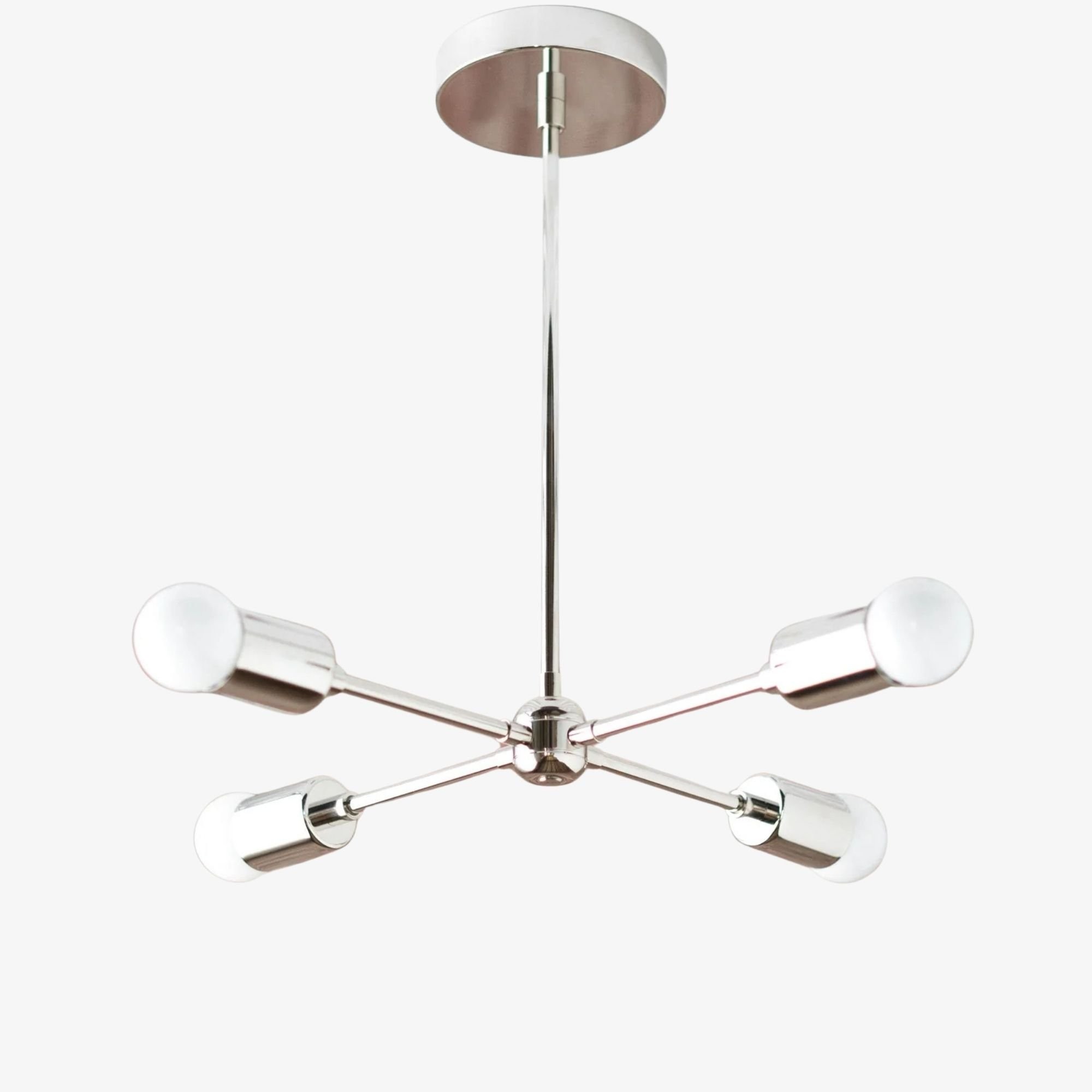 Mobilux Line Mid Century Gold Sputnik Kroonluchter - Geometrische Messing Armatuur HL1687