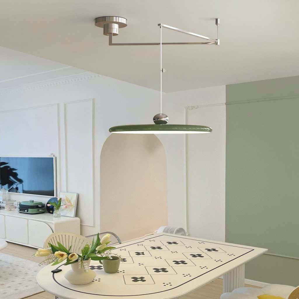Eenvoudige moderne verstelbare hanglamp met zwenkarm HL885