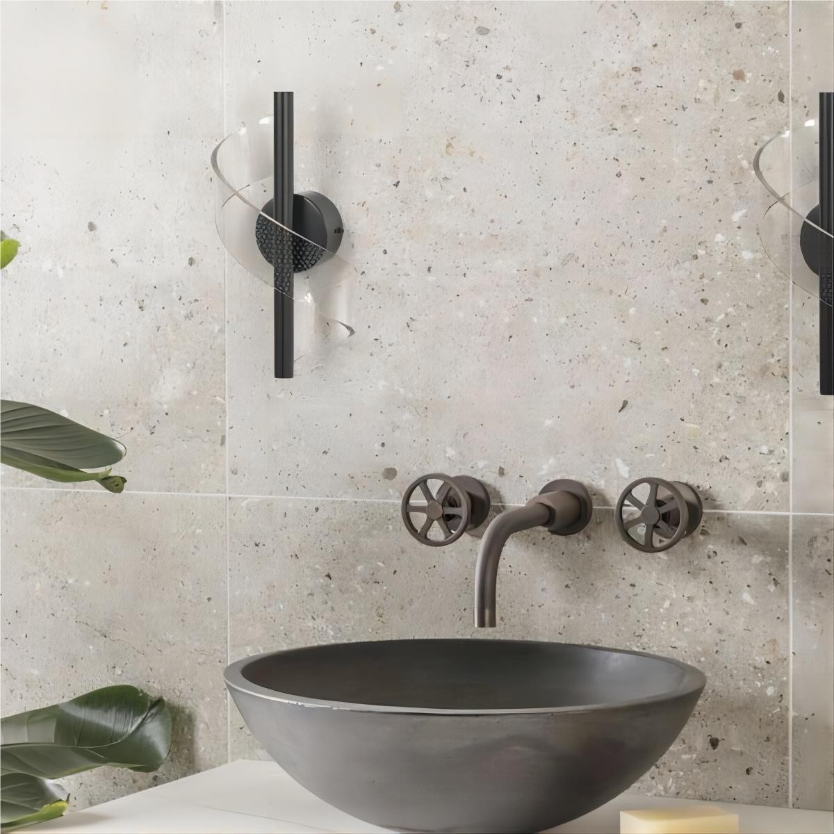Gedraaide Acryl Stream Design wandlamp HL118