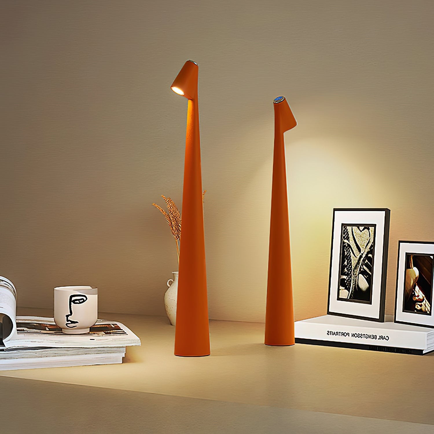 Creatieve hoge draagbare tafellamp HL343