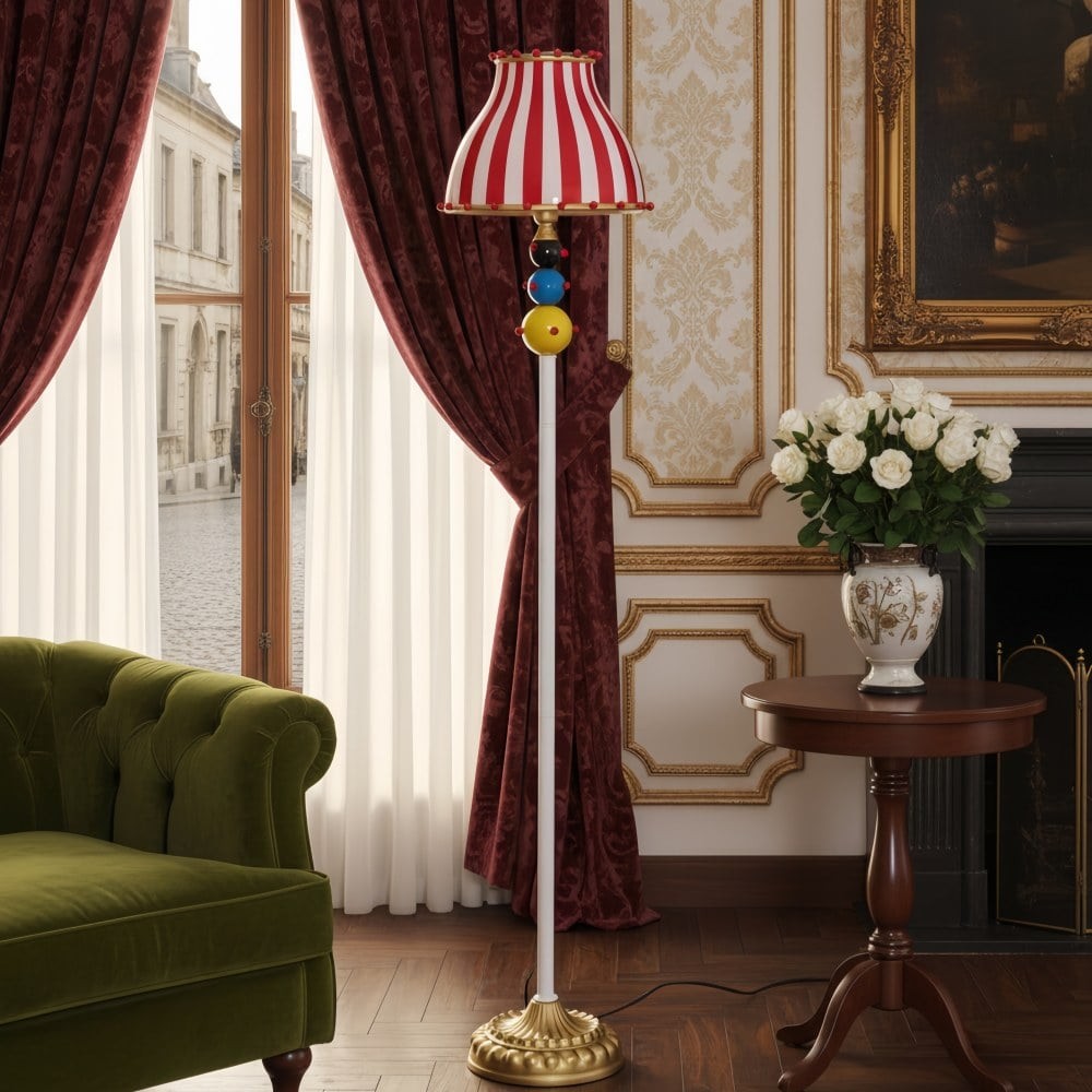 Festilo Circus Sculpturale Vloerlamp – Gebogen Metalen Vloerarmatuur voor Woonkamers HL2307
