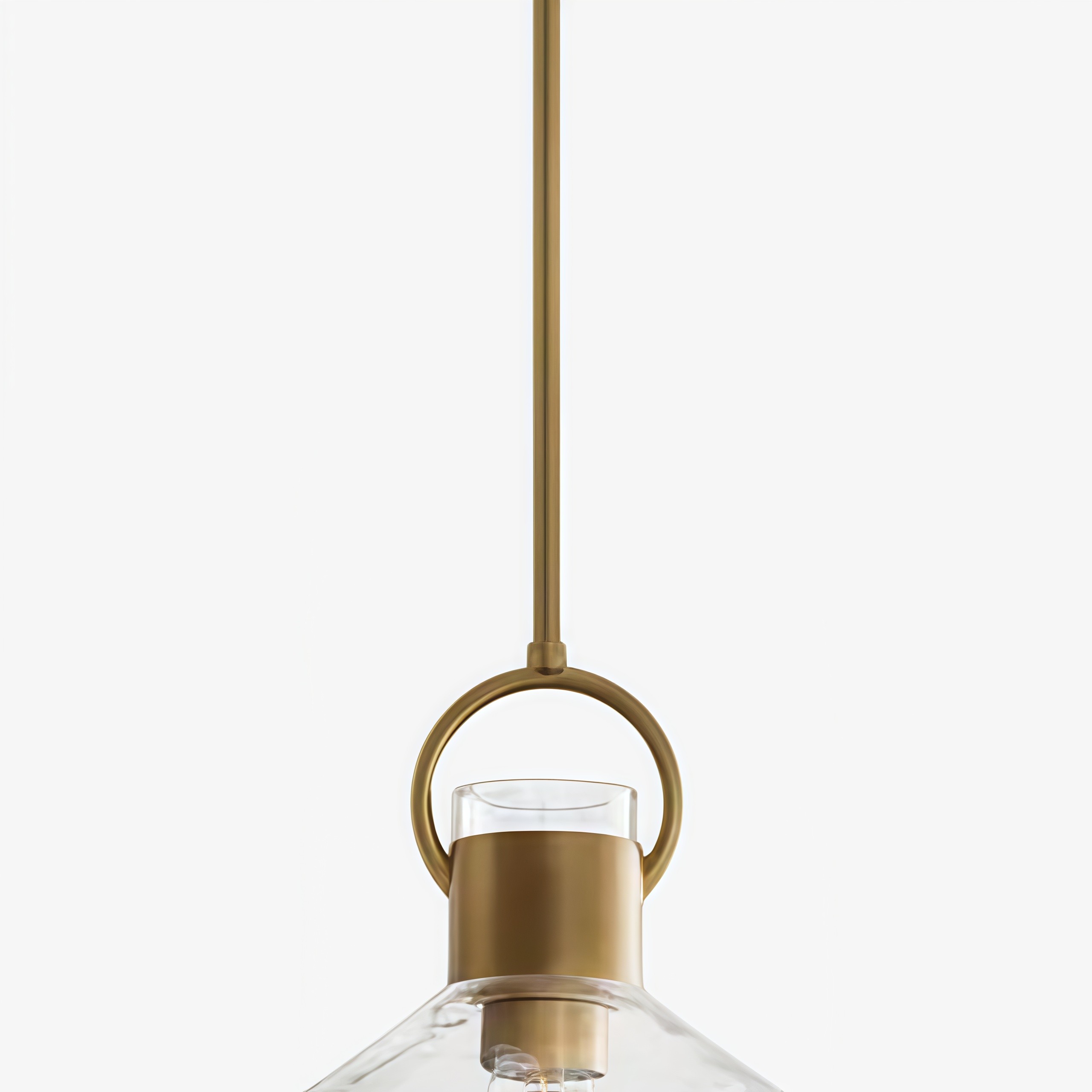 Lumicona Wide Cone hanglamp – helder glazen ontwerp met industriële stijl voor keukens HL2420