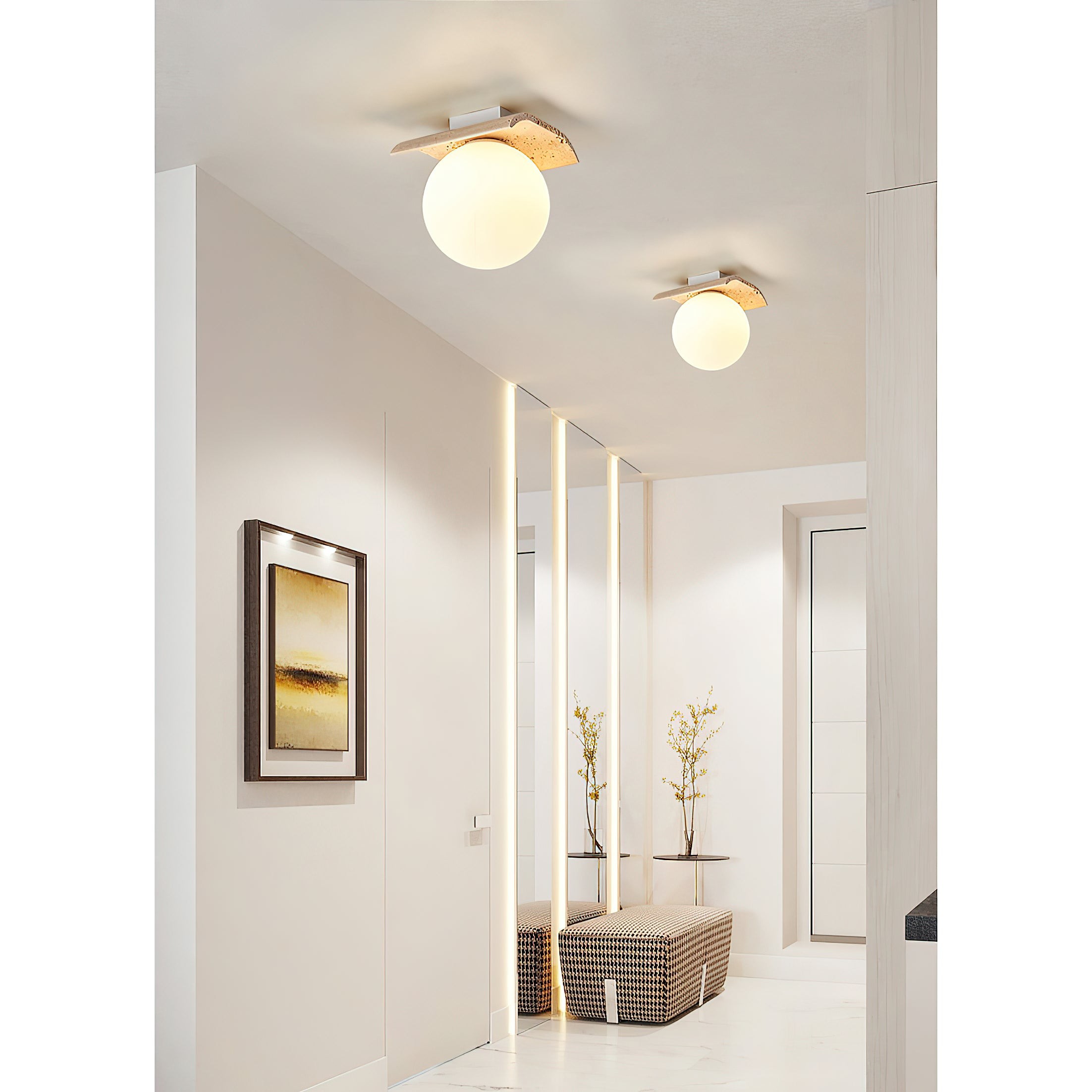 Bianca Globe Plafondlamp HL3242