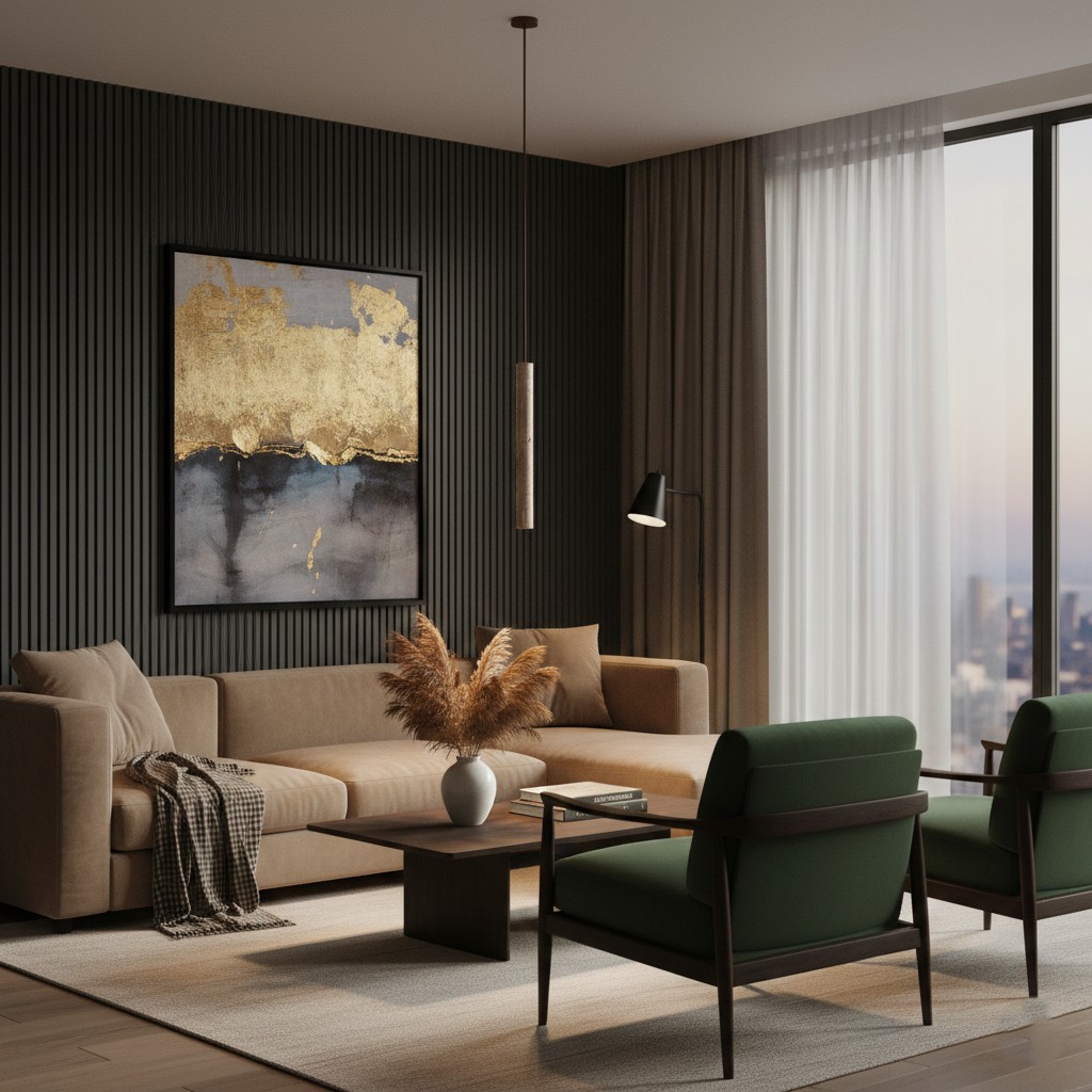 Moderne hanglamp HL3410 met marmeren travertin cilinder.