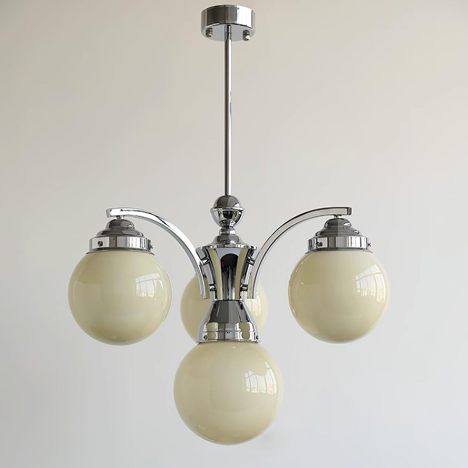 Franse elegante glazen bolvormige kroonluchter HL813