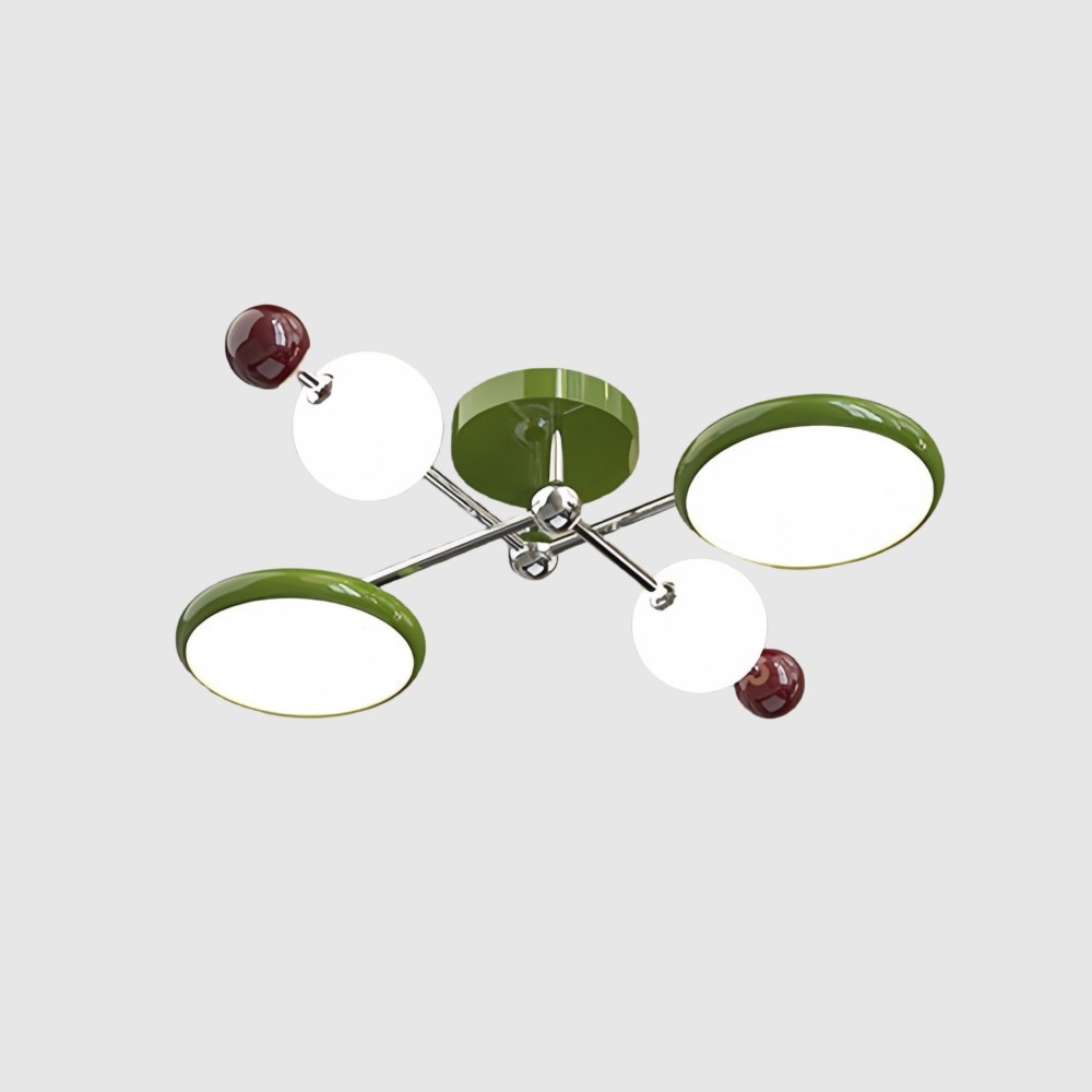 Nordic Sputnik Plafondlamp - Bauhaus Vertakte LED Schijflamp HL1326