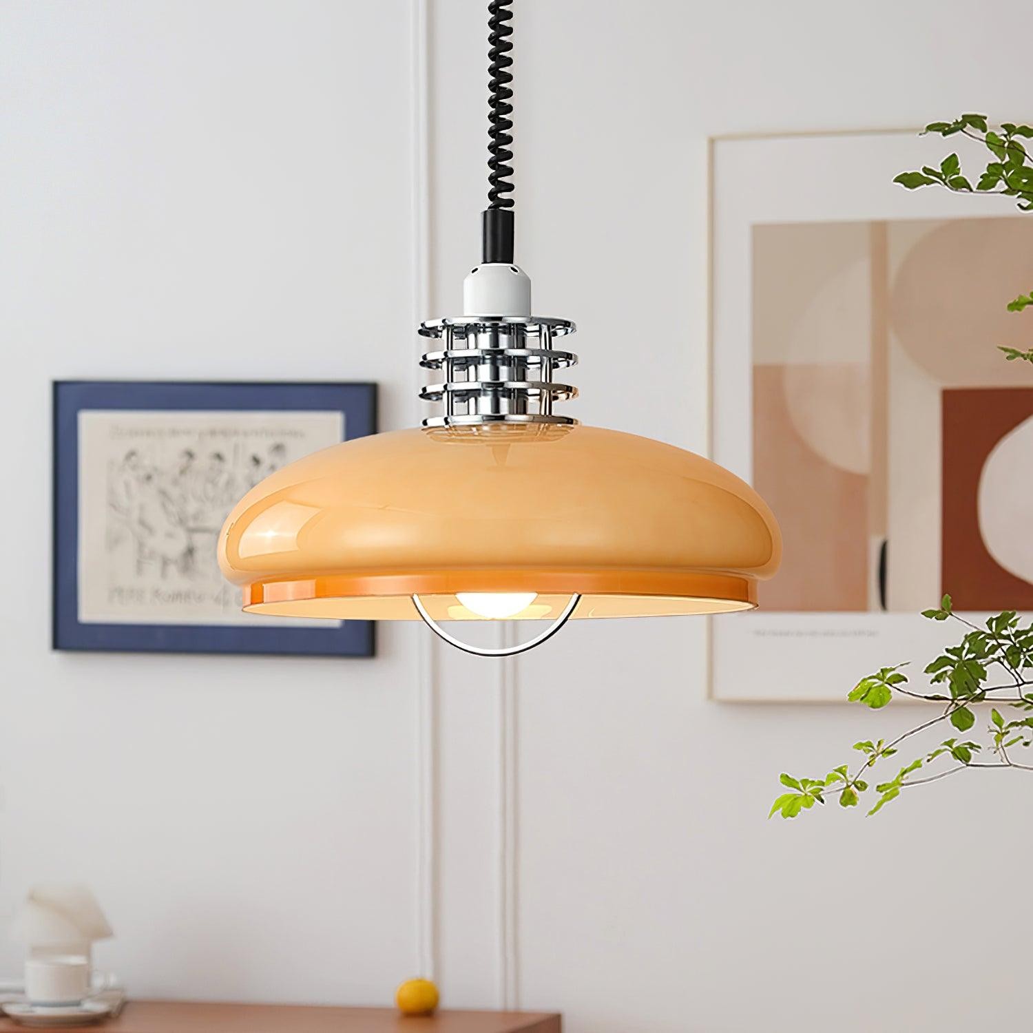 Nordic Cream intrekbare hanglamp HL914