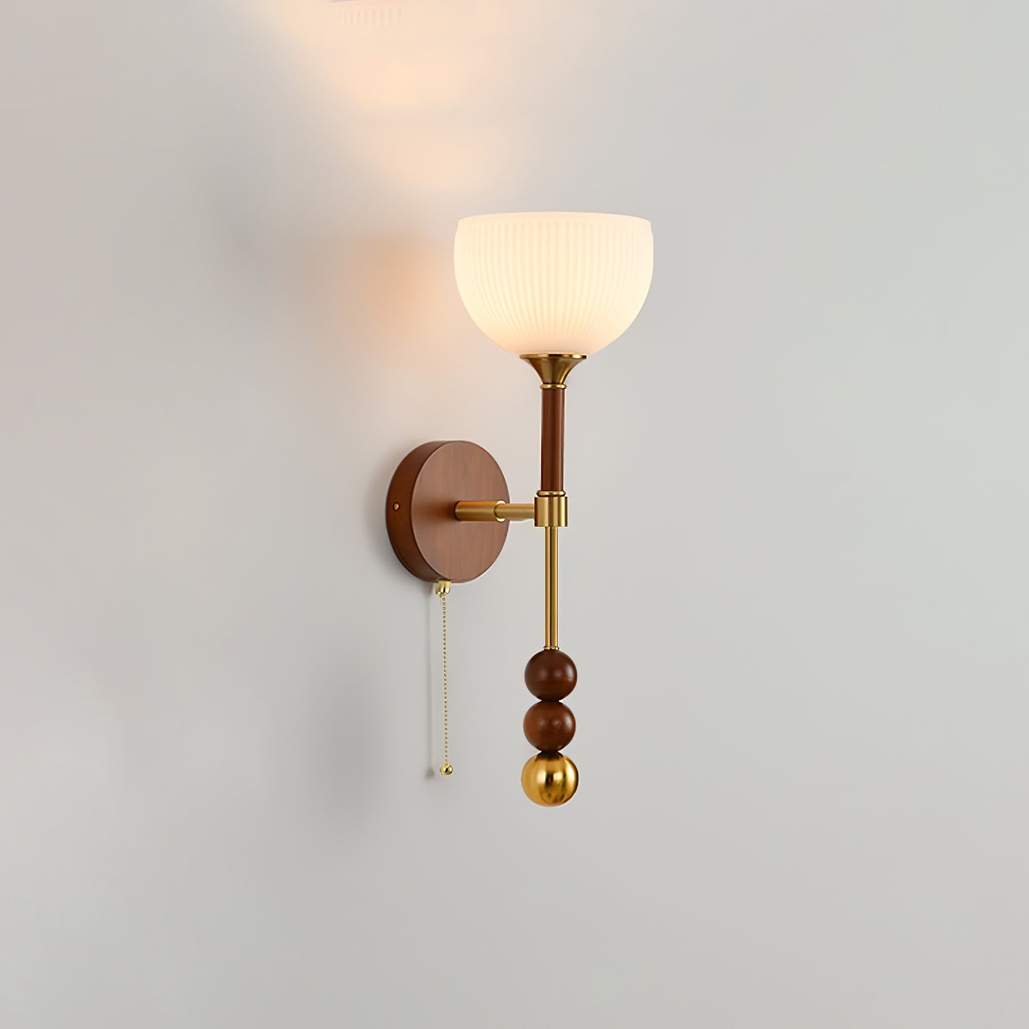 Retro Massief Houten Serie Wandlamp HL769