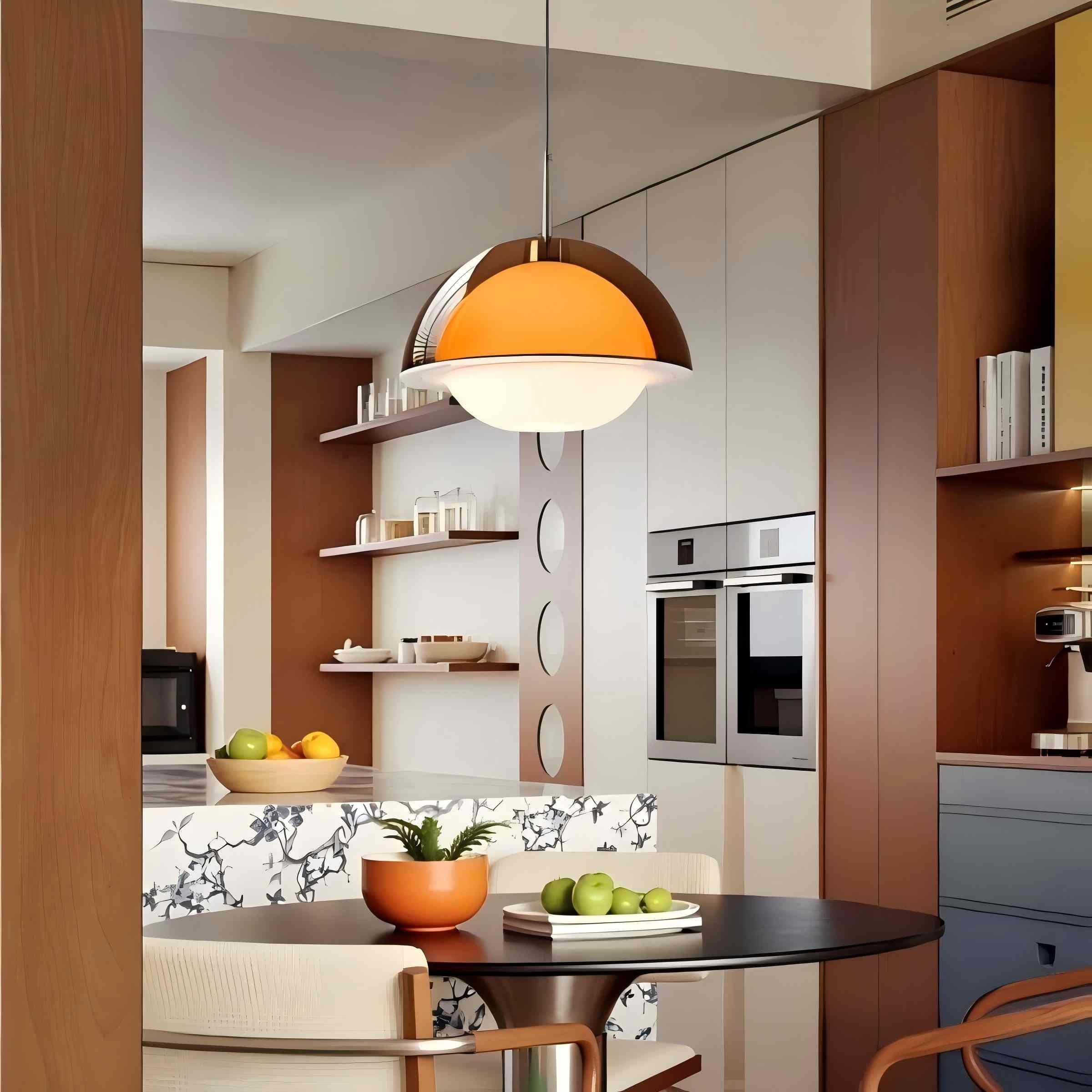 Acryl hanglamp in zonsondergangstijl - Gezellige thuissfeer HL1834