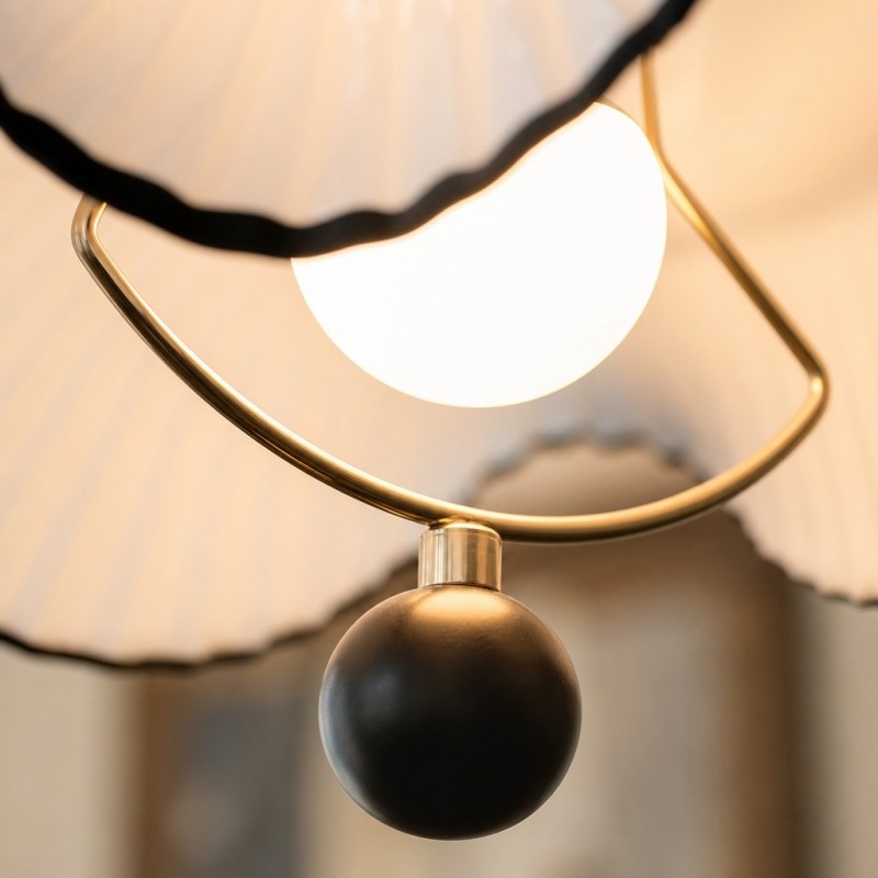 Cazelle Franse Vintage Golf Hanglamp - Zachte Sfeervolle Hanglamp voor Interieurs HL3591