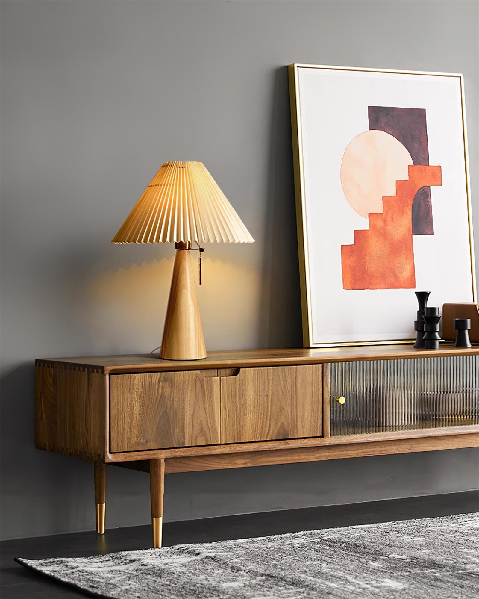Mode Vintage Houten Tafellamp HL548