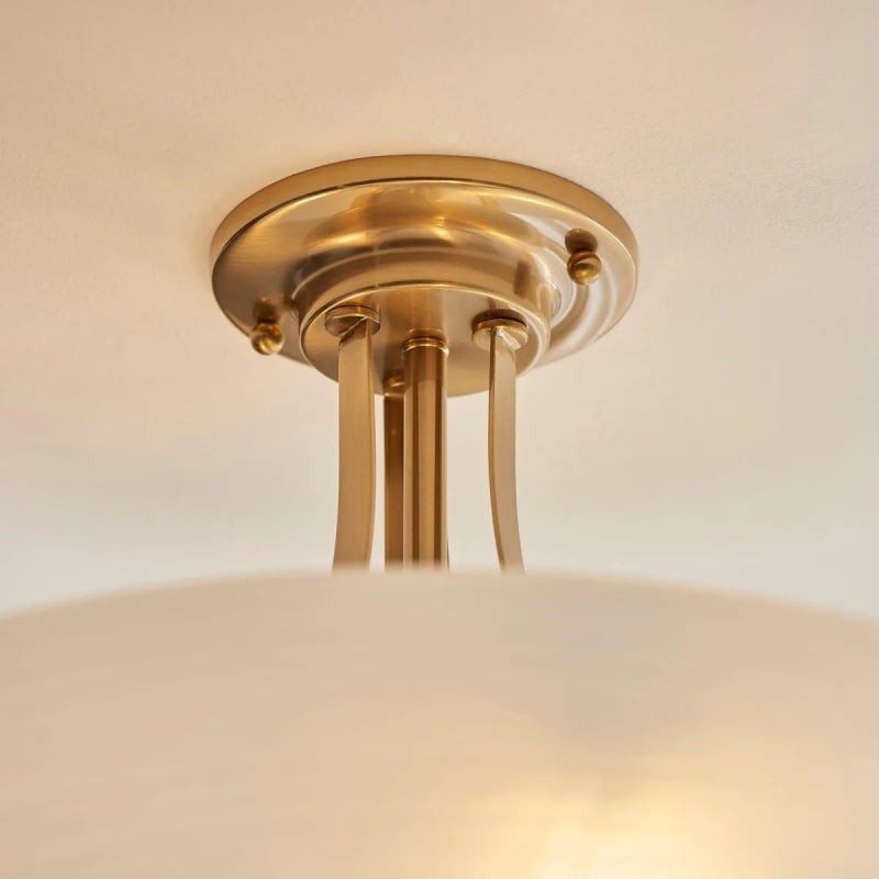 Lunetal Tijdloze Kroonluchter met Drie Armen - Vintage Hanglamp voor Slaapkamer of Hal HL2035