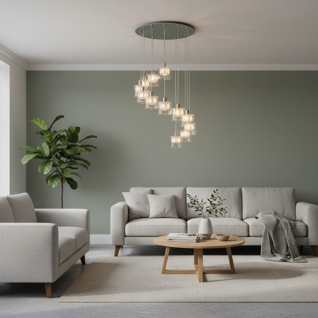 Glomara Sculpted Metal Pendant Lamp - Transitional Sconce Sferic Lighting Ambient Lighting for Bedrooms and Entryways HL2186