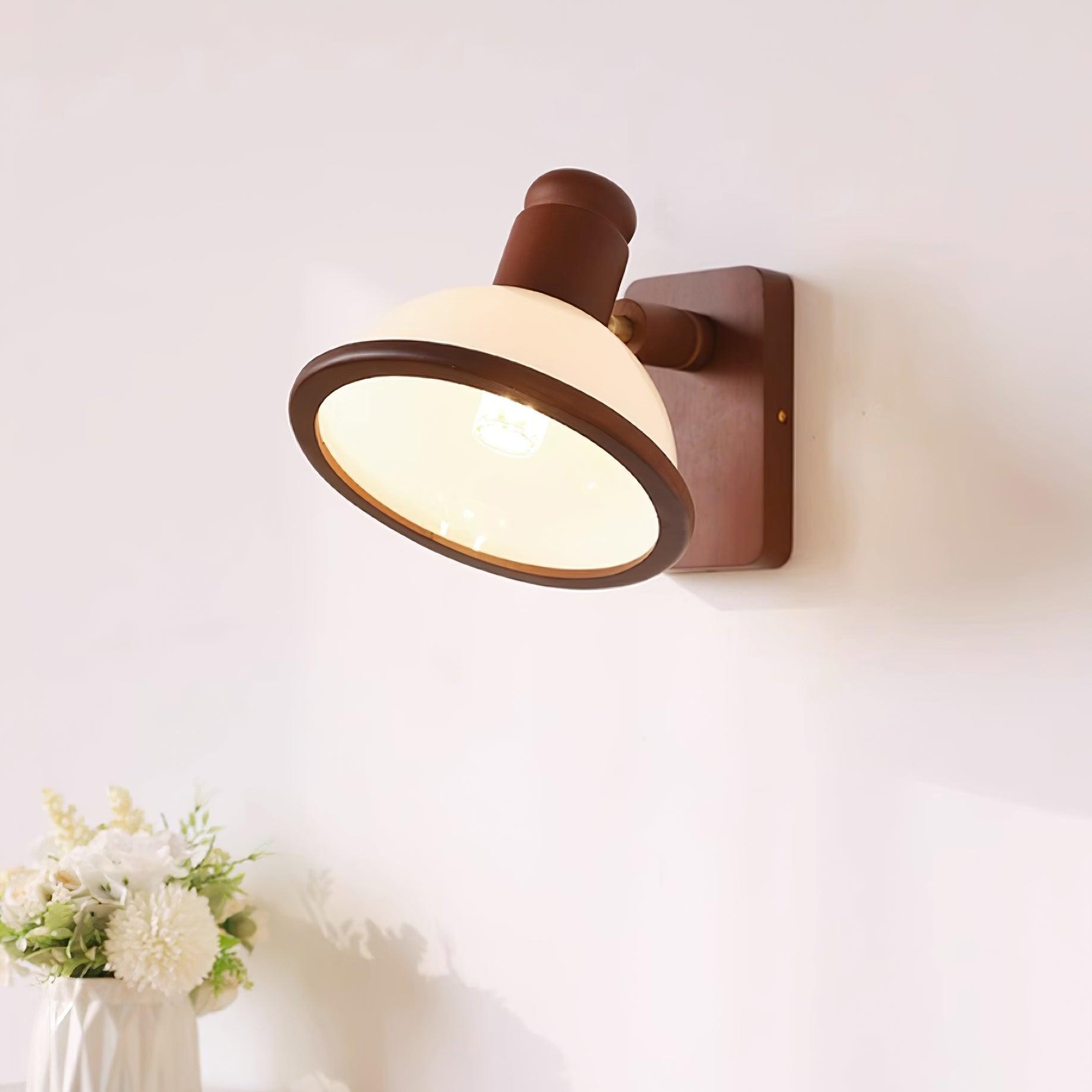 Moderne houten verstelbare leeslamp voor naast het bed HL528