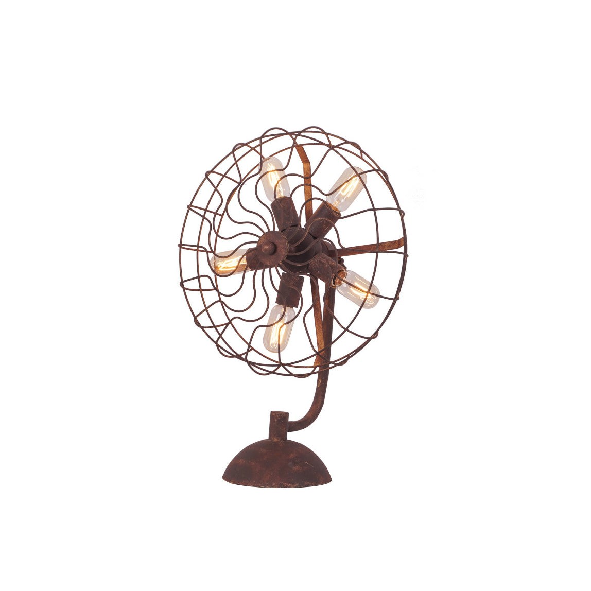 Tafellamp in ouderwetse stijl met ventilator HL3017