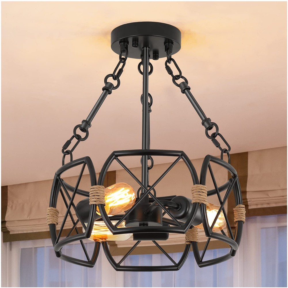 Retro Industriële Stijl Metalen Plafondlamp HL253