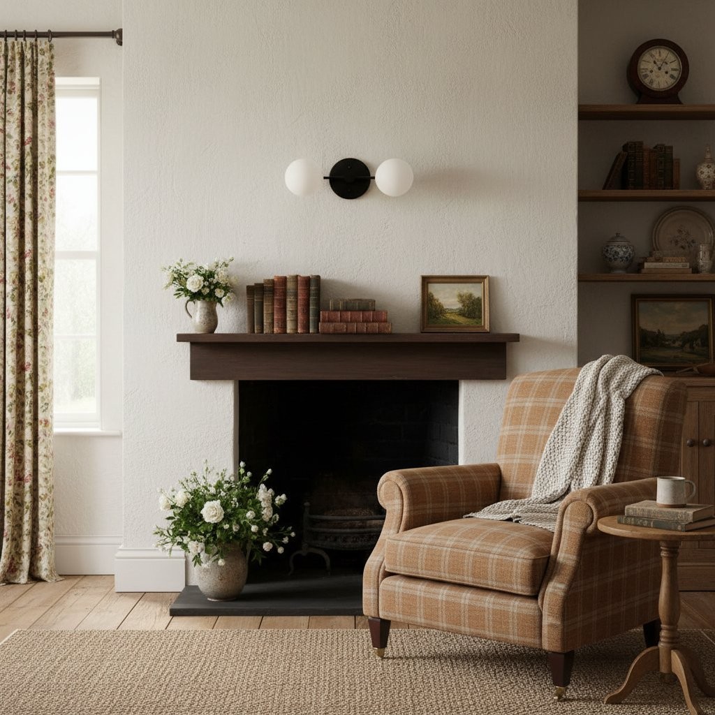 Glorica Glazen Badkamerlamp - Moderne Wandlamp van Messing voor Badkamerstijl HL1680