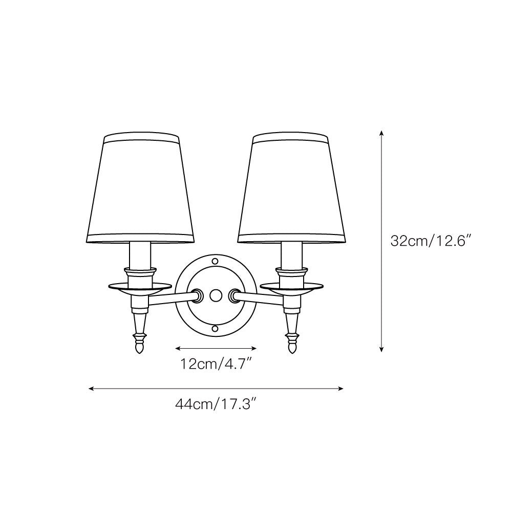 Payson wandlamp HL3124