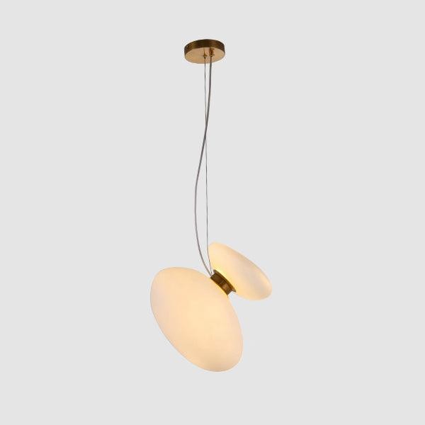 Doorschijnende hanglamp van matglas HL867