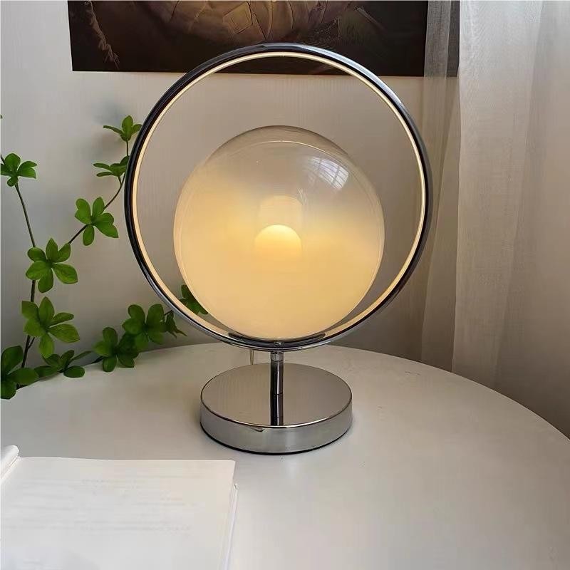 Orb Planet Bauhaus Glazen Tafellamp HL97