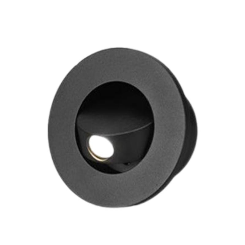 Draaibare inbouw led leeslamp voor naast het bed HL149