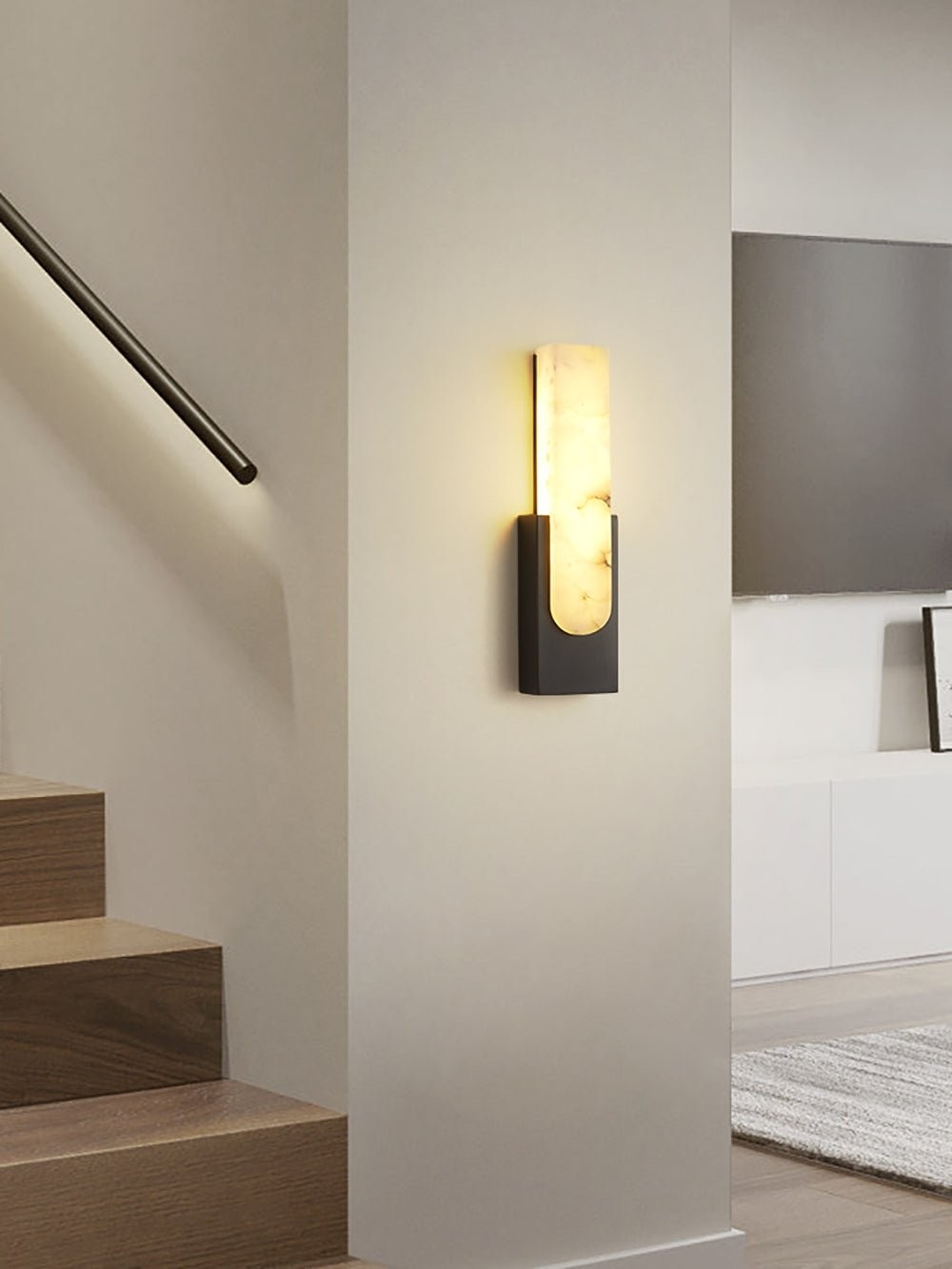 Agatha alabaster wandlamp HL2948