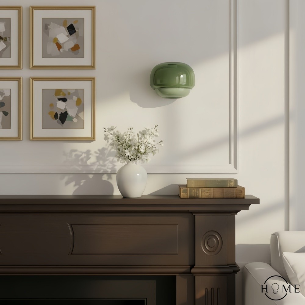 Clinco Mushroom Glazen Wandlamp - Moderne Verlichting voor Woonkamer en Slaapkamer HL1777