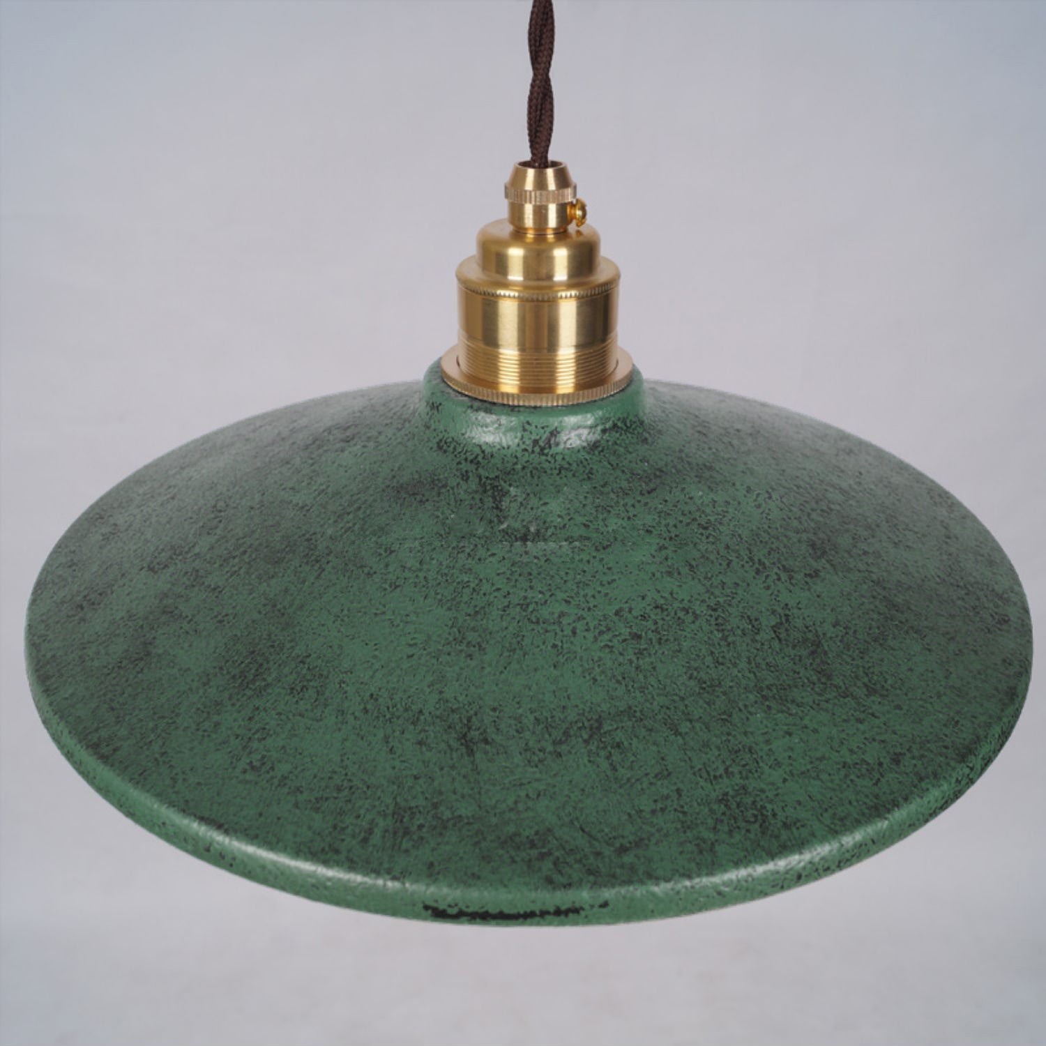 Rustieke hanglamp met schotelvormige kap HL3029