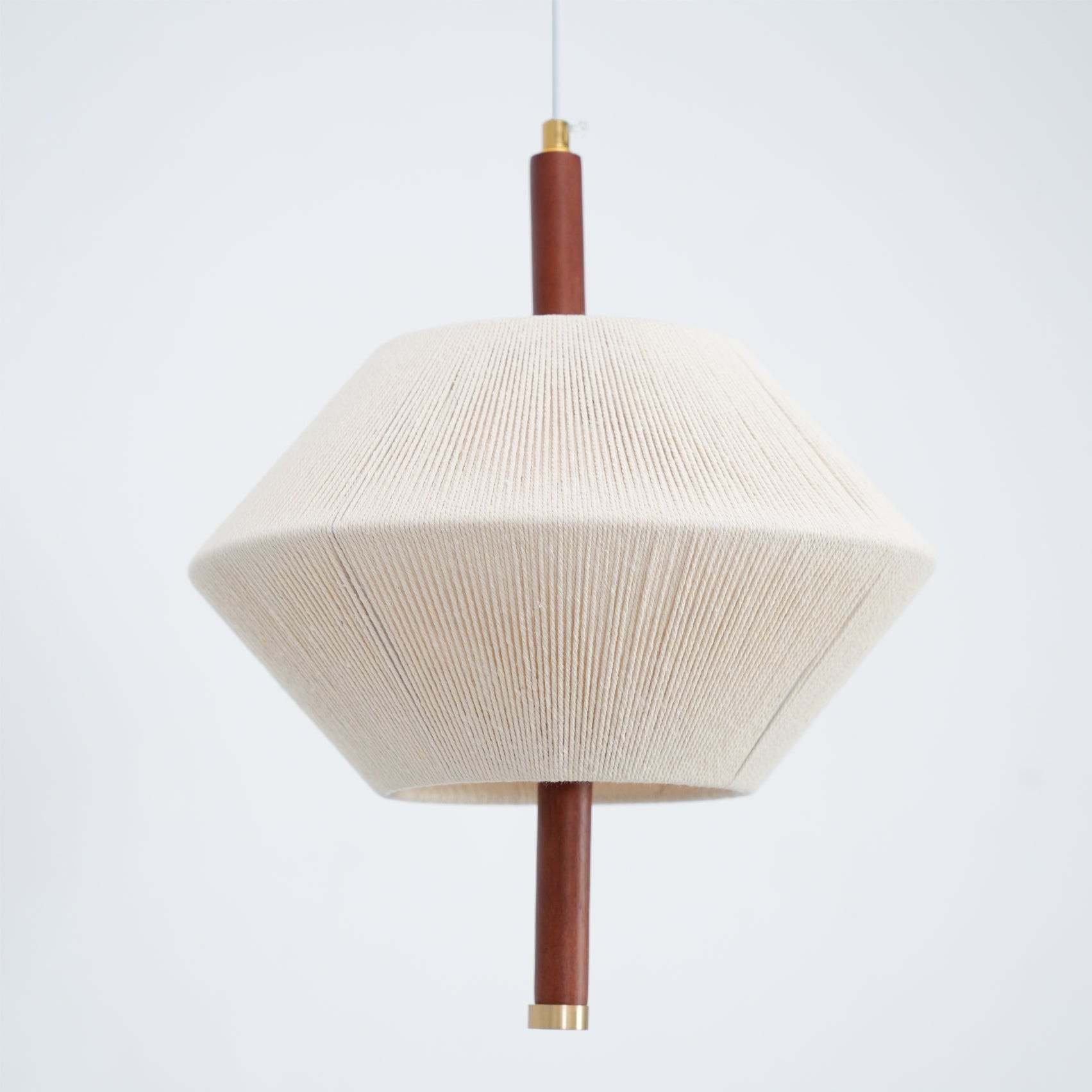 Japanse Wabi-Sabi-stijl geweven stoffen hanglamp HL880