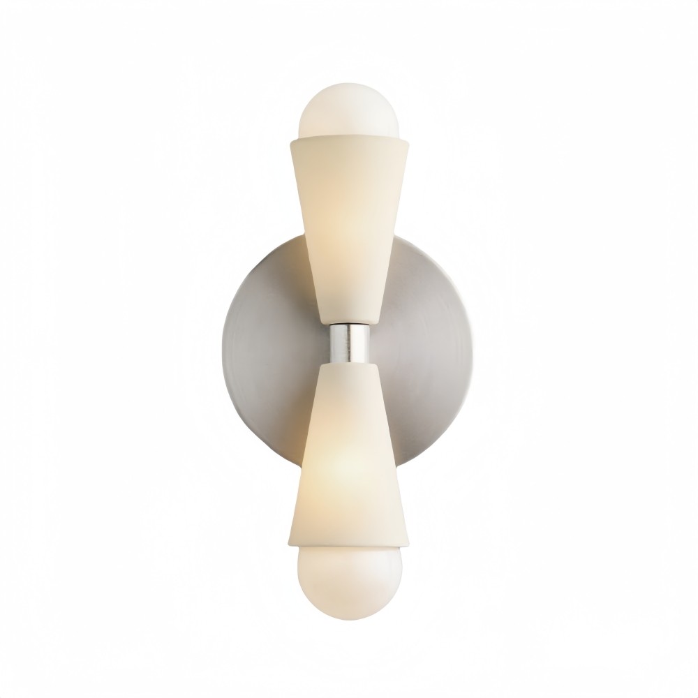 Rustieke messing wandlamp - kegelvormige striklamp voor boerderij HL1093