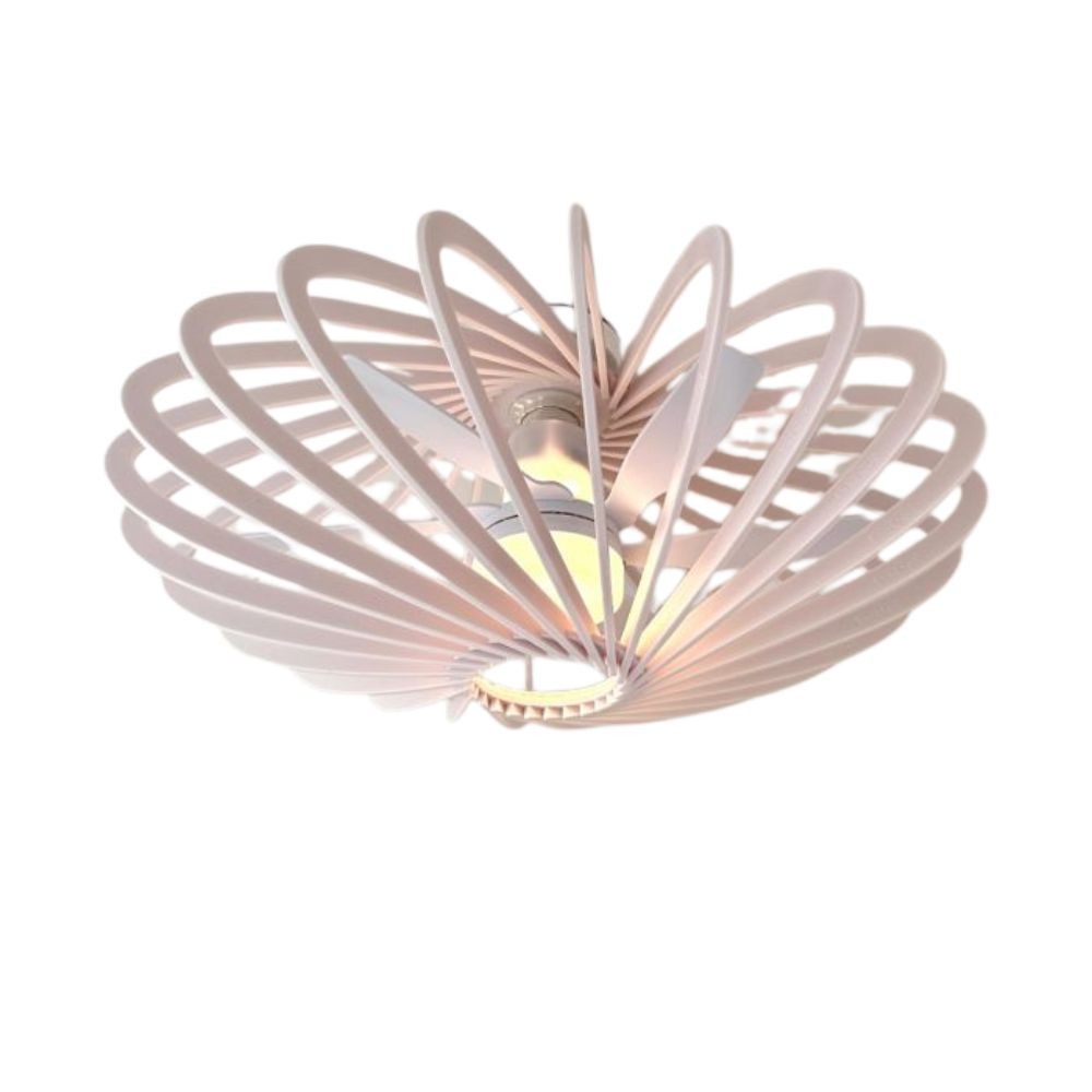 Ventilator plafondlamp - Metalen Kooi Plafondlamp HL1040