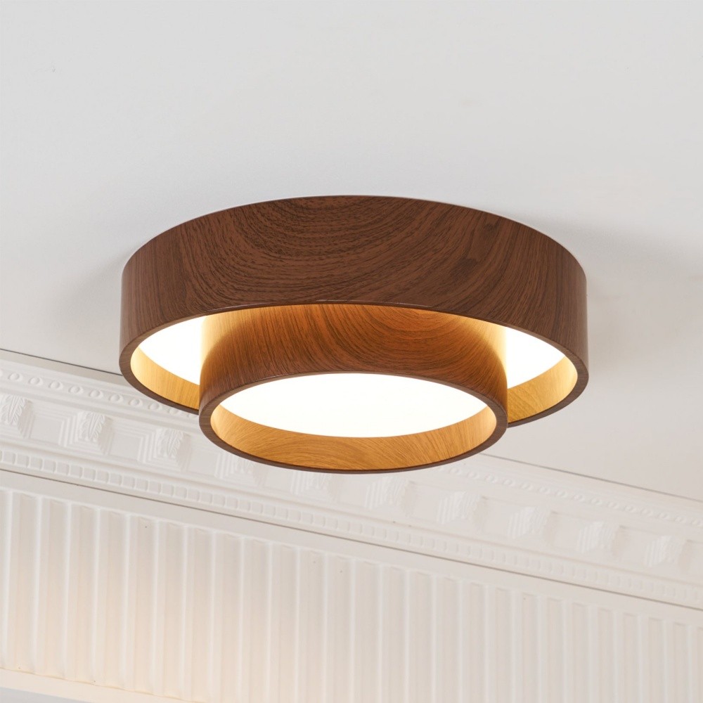 Dubbele Ronde Schijf Melody Plafondlamp HL265
