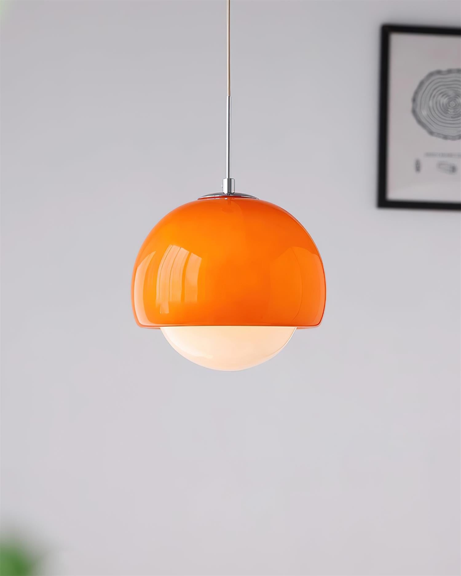 Creatieve glazen Persimmon hanglamp HL603