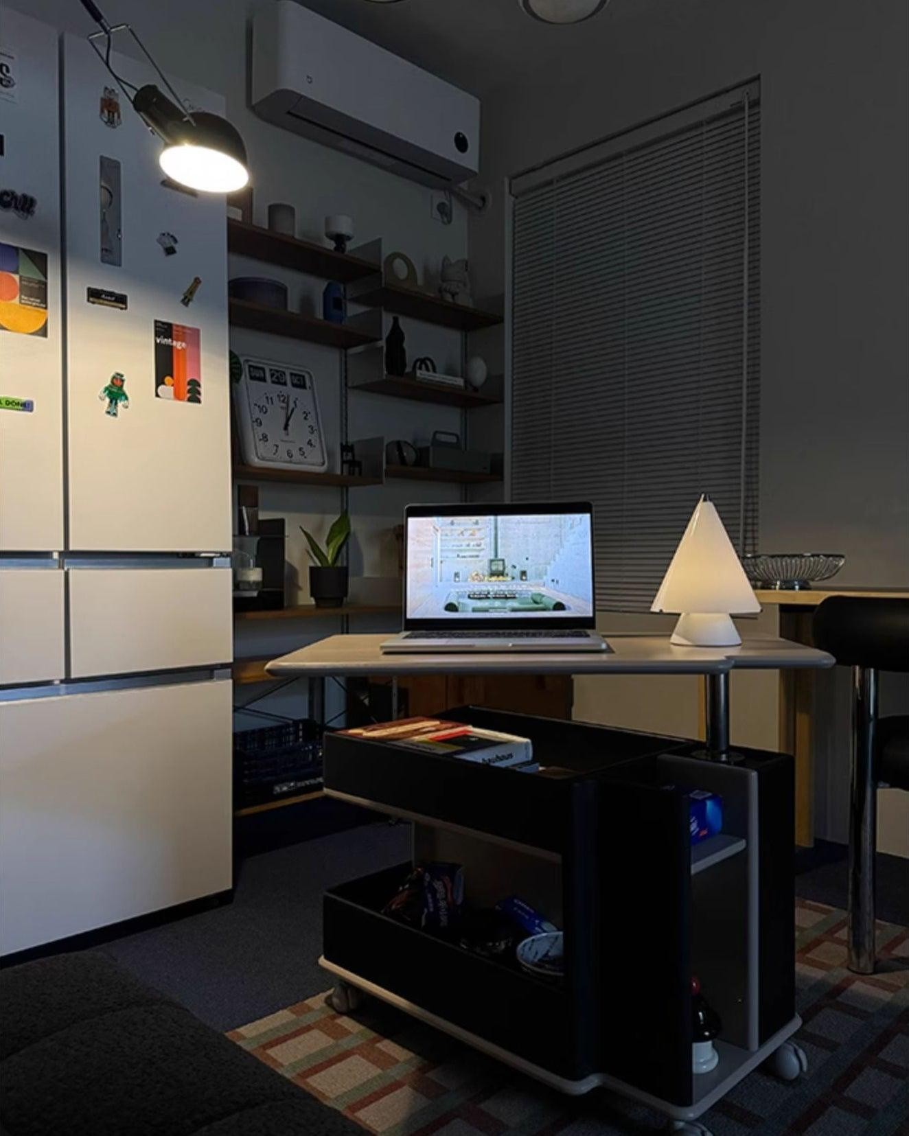 Spiraalvormige praktische modieuze tafellamp HL701