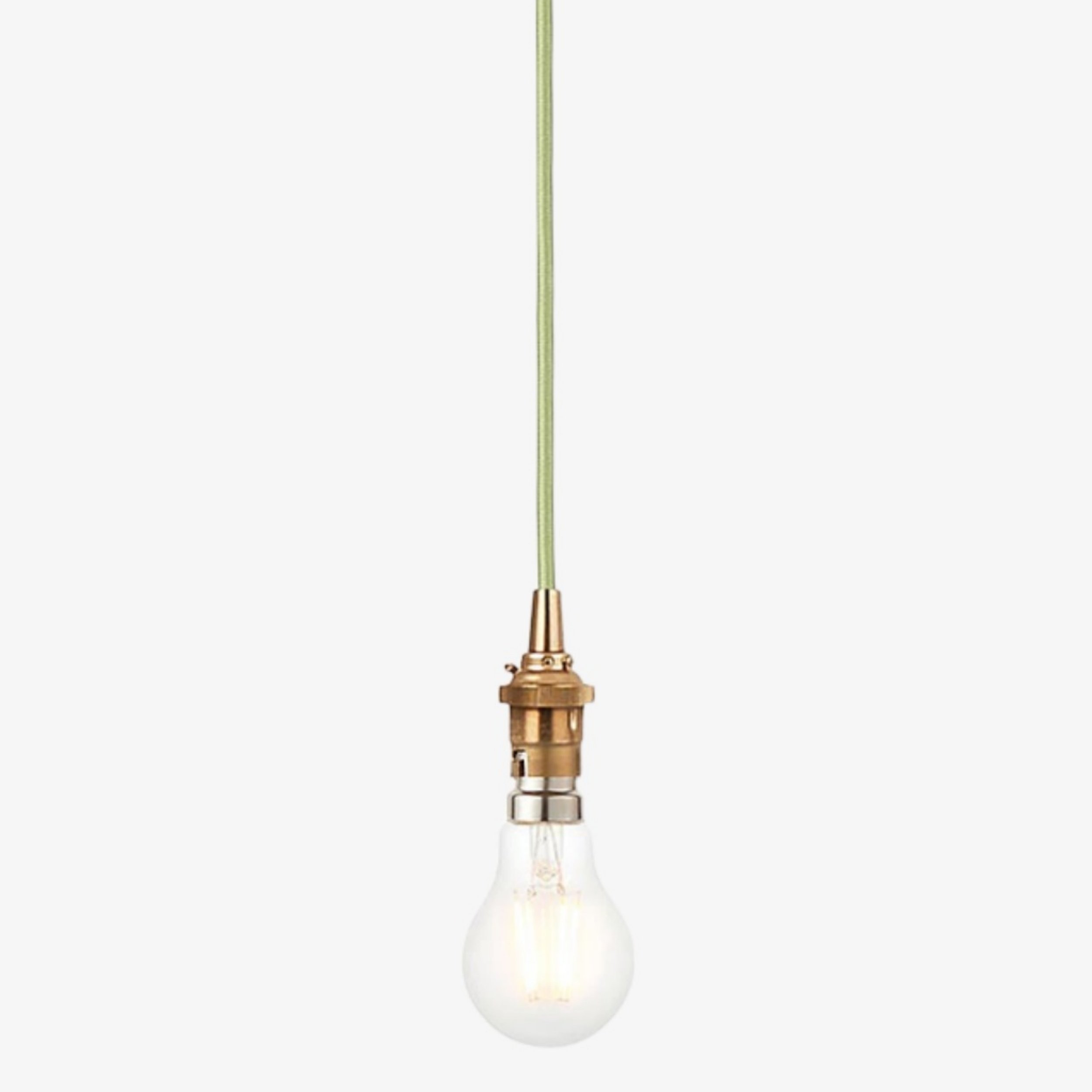 Plaitar Moderne Messing Hanglamp - Minimalistische Plafondlamp met Gevlochten Snoer voor Gang HL2190