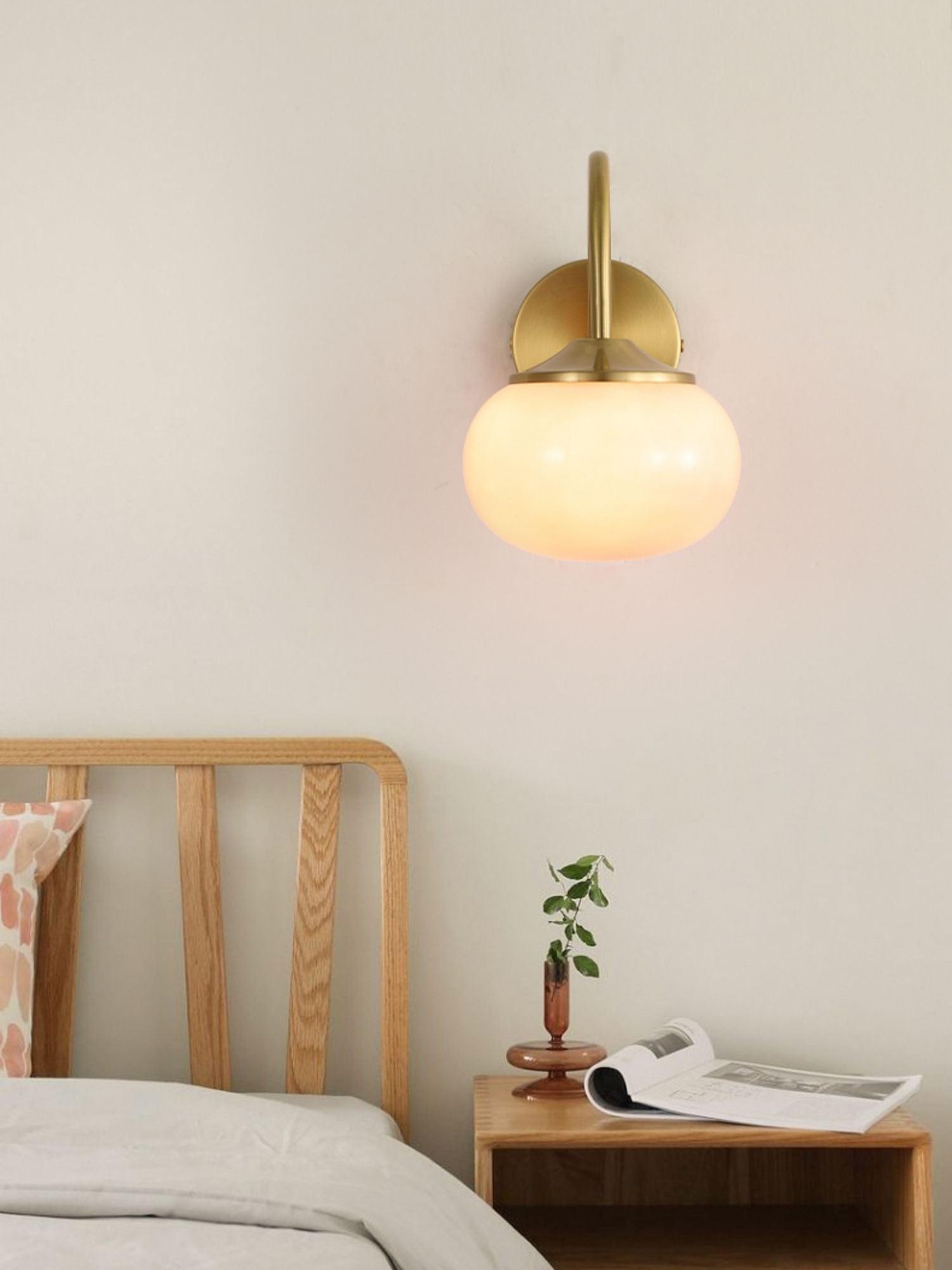 Traditionele ronde klassieke wandlamp HL598