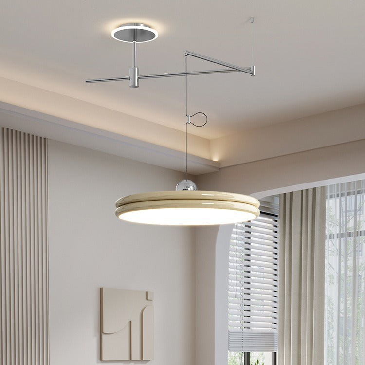 Vliegende schotel hanglamp met beweegbare arm HL1311