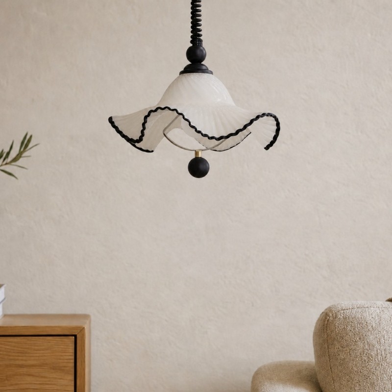 Cazelle Franse Vintage Golf Hanglamp - Zachte Sfeervolle Hanglamp voor Interieurs HL3591
