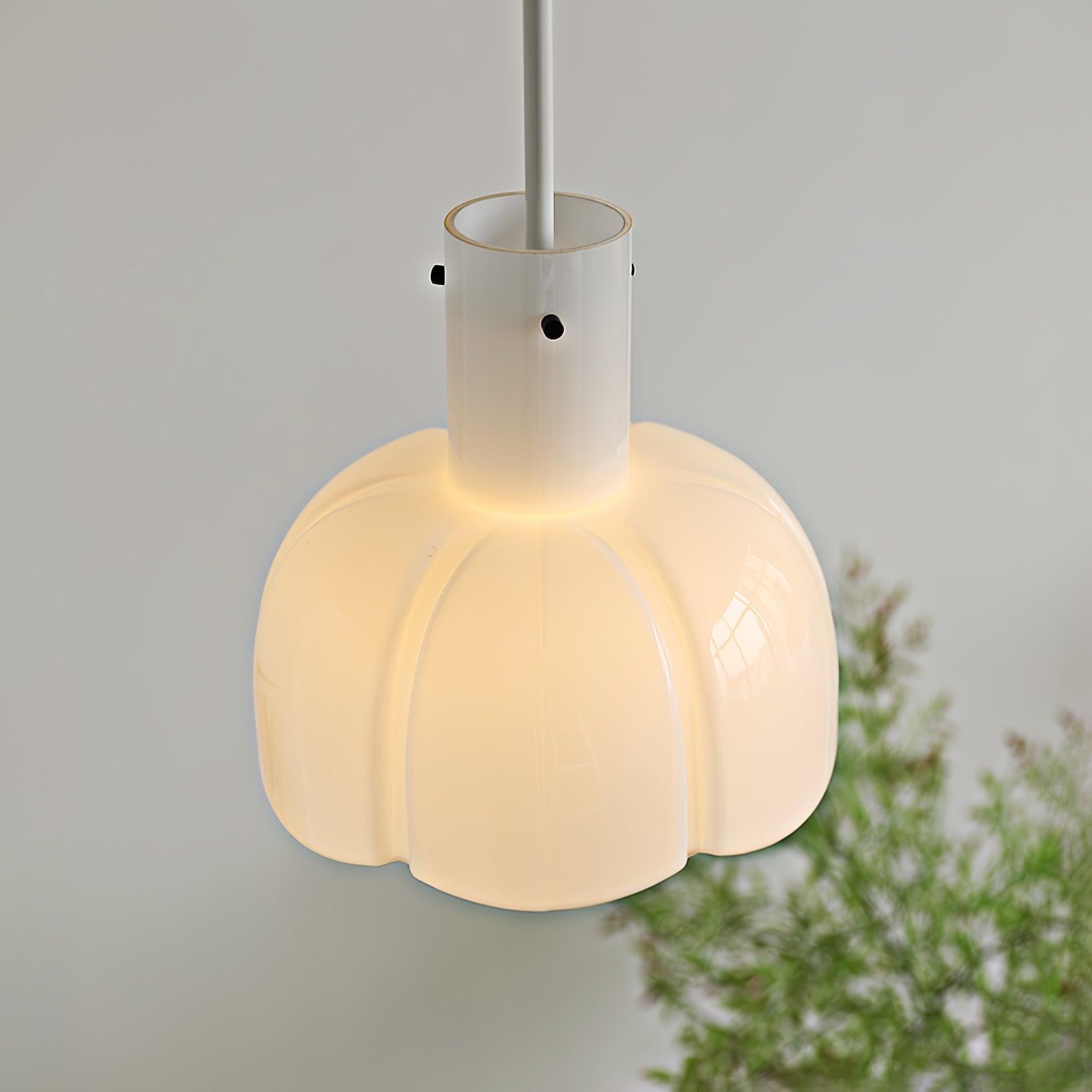 Middeleeuwse stijl glazen knop hanglamp HL619