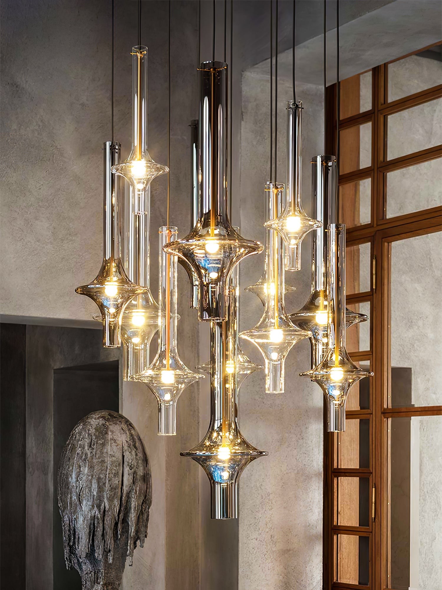 Moderne creatieve glazen buis hanglamp HL827