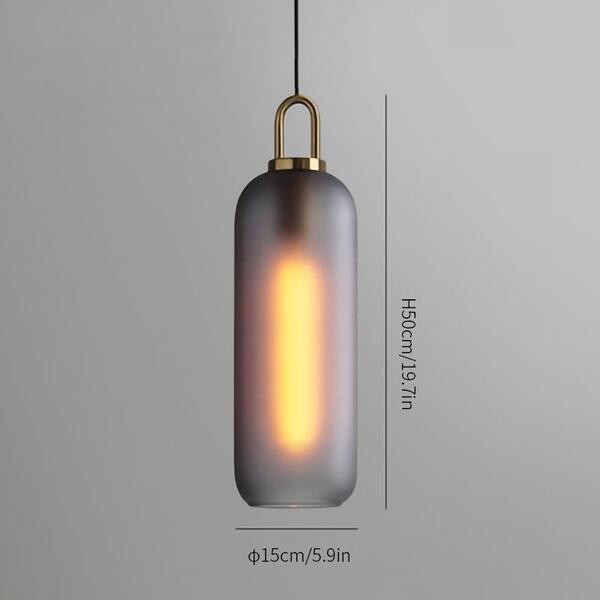 Moderne helder glas bollen fles Shade keuken hanger licht HL40